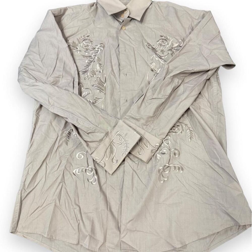 Women's Cream and Tan Shirt